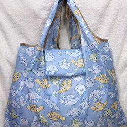 Cartoon Grocery Shopping Eco-Friendly Bag, Portable Foldable Shopping Bag, Large Capacity Tote Bag, Shoulder Storage Bag, Mommy Bag