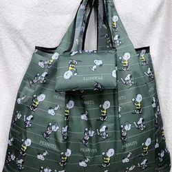 Cartoon Grocery Shopping Eco-Friendly Bag, Portable Foldable Shopping Bag, Large Capacity Tote Bag, Shoulder Storage Bag, Mommy Bag