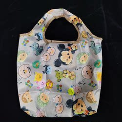 New Cartoon Printed Extra Small Waterproof Shopping Bag, Foldable Eco-Friendly Bag, Supermarket Bag, Portable Bag, Handbag