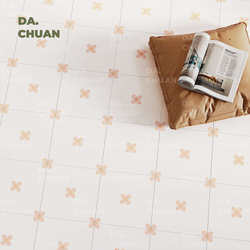 Simple and Fresh Floral Tiles for Kitchen and Bathroom, Suitable for Chain Restaurants, Hotels, Coffee Shops, and Bakeries, Wall and Floor Tiles 200X20