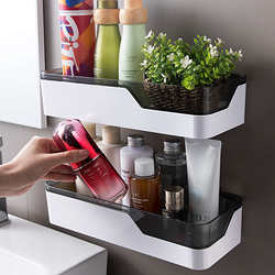 Bathroom Shelf, Wall-Mounted Corner Shelf for Bathroom, No-Drill Toilet Triangle Shelf, Washbasin Storage for Restroom