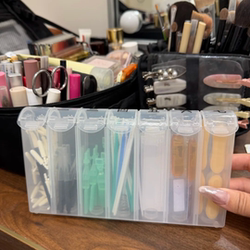 Household Multifunctional Dust-Proof Partitioned Design Medicine Box 1-Row Plastic Storage Box Printable 7-Day Pill Box 10-Compartment Pill Box