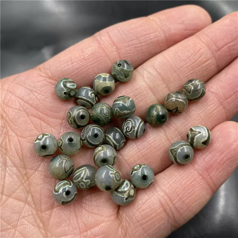 tamago瑪瑙 緑度母 天珠 10-50 tamago様専用瑪瑙 緑度母 天珠 10-50