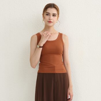 Shui Yan's entire slim -fitting version of fashion vest bottoming shirt
