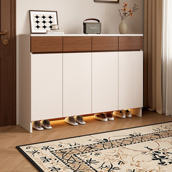 Solid Wood Shoe Cabinet for Home Use, Integrated Wall-Mounted Storage Cabinet for Entryway, Hallway, and Corridor, Simple Entryway Cabinet