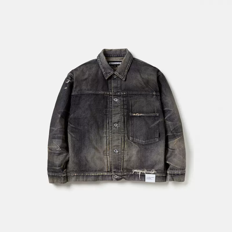 ジャケット・アウター NEIGHBORHOOD x WTAPS x RATS 20th NEIGHBORHOOD®｜WTAPS｜RATS ⁡ 20th ALL LEATHER JACKET［slide 1-4