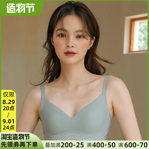 
Thin, all-in-one seamless bra for big breasts, small breasts, anti-sagging, wire-free girls bra, thin summer