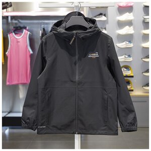 
Li Ning men's new autumn sports windbreaker fitness loose windproof cardigan hooded sports windbreaker AFDU827