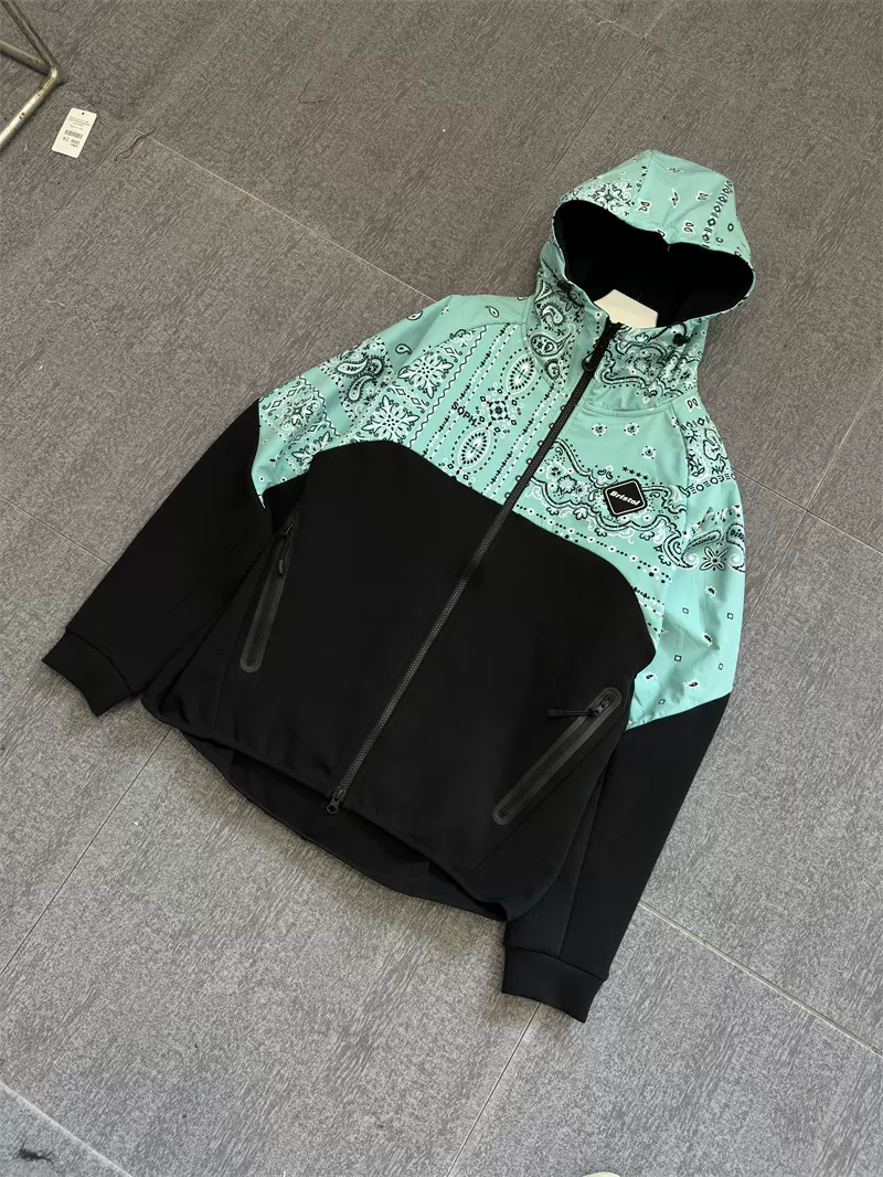 FCRB 23年新款VENTILATION HOODIE户外机能风拼色夹克外套-Taobao Singapore