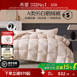 Mercury Home Textiles down Quilt 95% White Goose down Winter Quilt Thickened Warm Antibacterial Fluffy Quilt Spring and Autumn Quilt Wedding Quilt Core