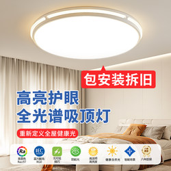 Full Spectrum Eye Protection Led Ceiling Lamp, Modern and Simple, Atmospheric Master Bedroom Lamp, Living Room Room, Nordic Creative Lighting Fixtures