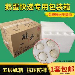 12-Piece and 24-Piece Goose Egg Packaging Boxes for Express Delivery, Special Pearl Cotton Goose Egg Trays, Shockproof Foam Packaging Boxes