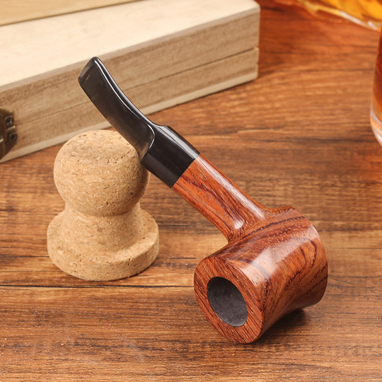 Pipa De Tabaco De Madera Hecha A Mano De 6 Pulgadas Con