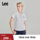 Lee Shopping Mall same spring and summer standard version small logo embroidered white casual women's short-sleeved T-shirt LWT0067073RT