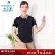 Miranden Middle-aged and Elderly Mothers' Summer 2025 New Fashionable Check Lapel Knitted T-shirt for Women Short Sleeves