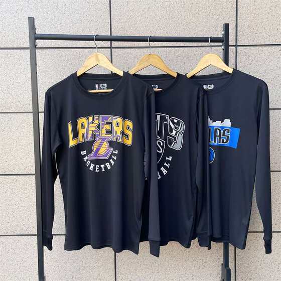 In the fall of 2021, men's round neck speed dry sports long -sleeved T -shirt fans training suit basketball warm -up clothes
