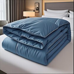 Five-Star Hotel Feather Velvet Thickened Warm Winter Quilt Spring and Autumn Cotton Quilt Core Single/Double Student Dormitory Air-Conditioned Quilt