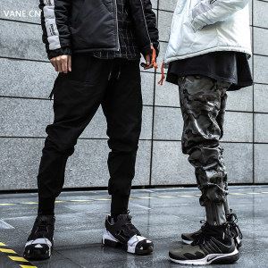 ENSHADOWER hidden fourth -generation jogging fans camouflage pants pants tide slim sports casual trousers men's national tide