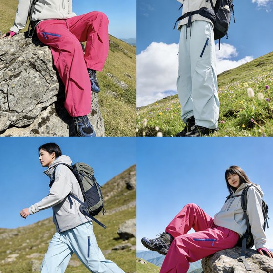 
Seth spring single pants/down three-in-one ski pants outdoor assault pants waterproof men's and women's straight overalls