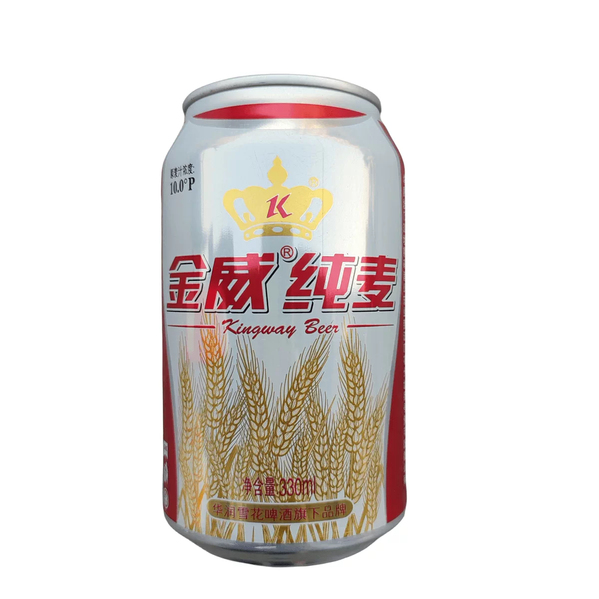 华润雪花金威纯麦330ml*24罐正宗啤酒