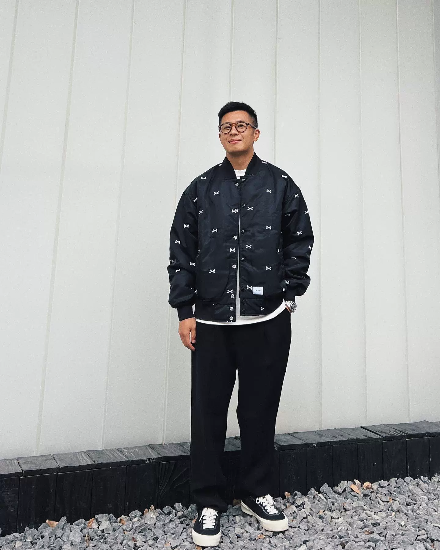 四季出品現貨WTAPS TEAM JACKET NYLON TWILL骨頭夾克外套男22SS-Taobao