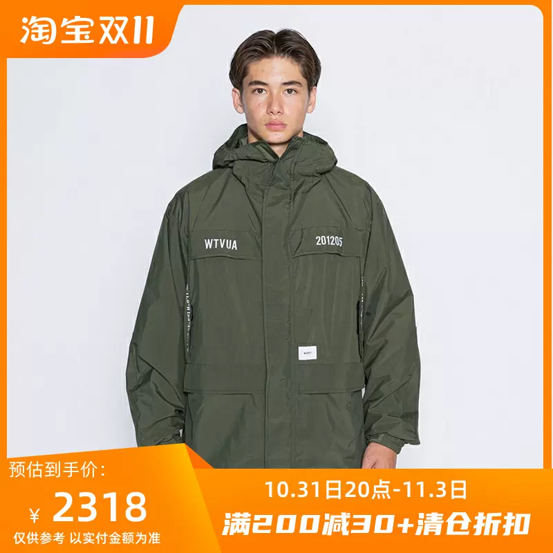 四季出品現貨WTAPS SHERPA JACKET NYLON TAFFETA口袋夾克21SS-Taobao