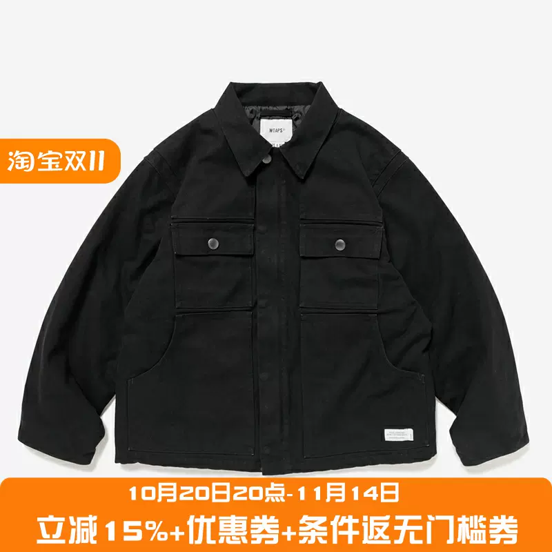 四季出品日仓WTAPS MICH JACKET COTTON CNVS工装夹克外套男25AW