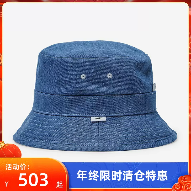 四季出品现货WTAPS BUCKET 01 HAT COTTON DENIM牛仔渔夫帽21SS-Taobao