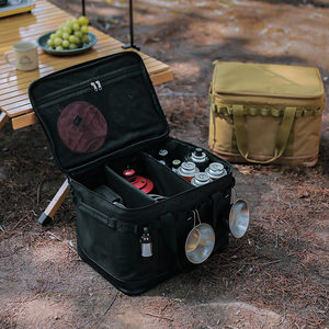 
Outdoor handbag anti-collision storage box Camping waterproof debris bag Tableware Kitchenware storage bag Multifunctional picnic