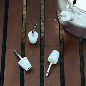 
Outdoor camping coffee spout silicone spout extended flow stainless steel water nozzle kettle thin mouth portable conversion