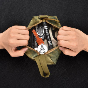 Outdoor travel fitness storage bag miscellaneous bag one-hand bag N4 small camouflage clutch bag EDC change handbag