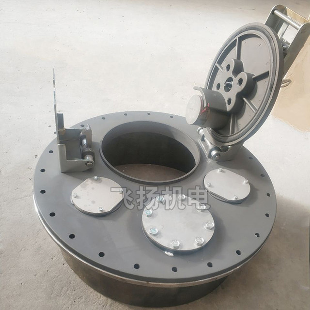 Oil tanker accessories 580/560/460 aluminum alloy stainless steel European standard pore cover panel can tank mouth flange base
