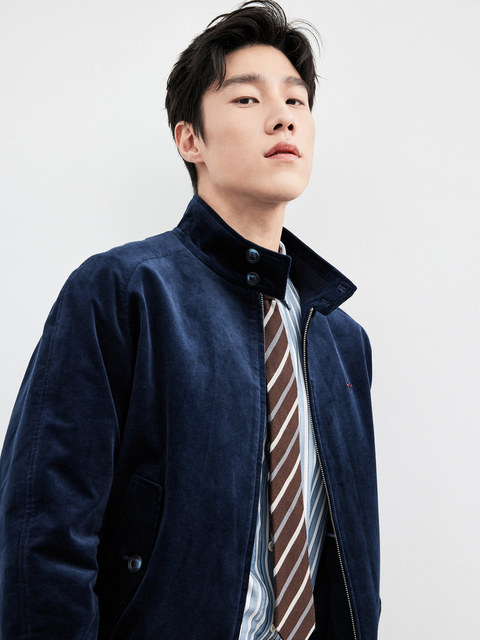 Seven Wolves retro stand collar jacket men's autumn new fashion trend ...