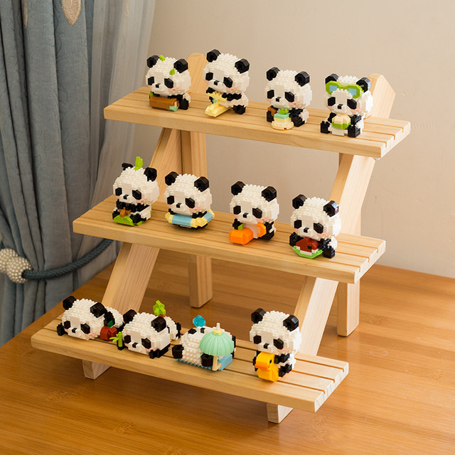Cute Panda China Q Meng Ji Jiying Cartoon Cartoon Dolls Male Girls Handmade Puzzle Puzzle Incise Toy Gift 8