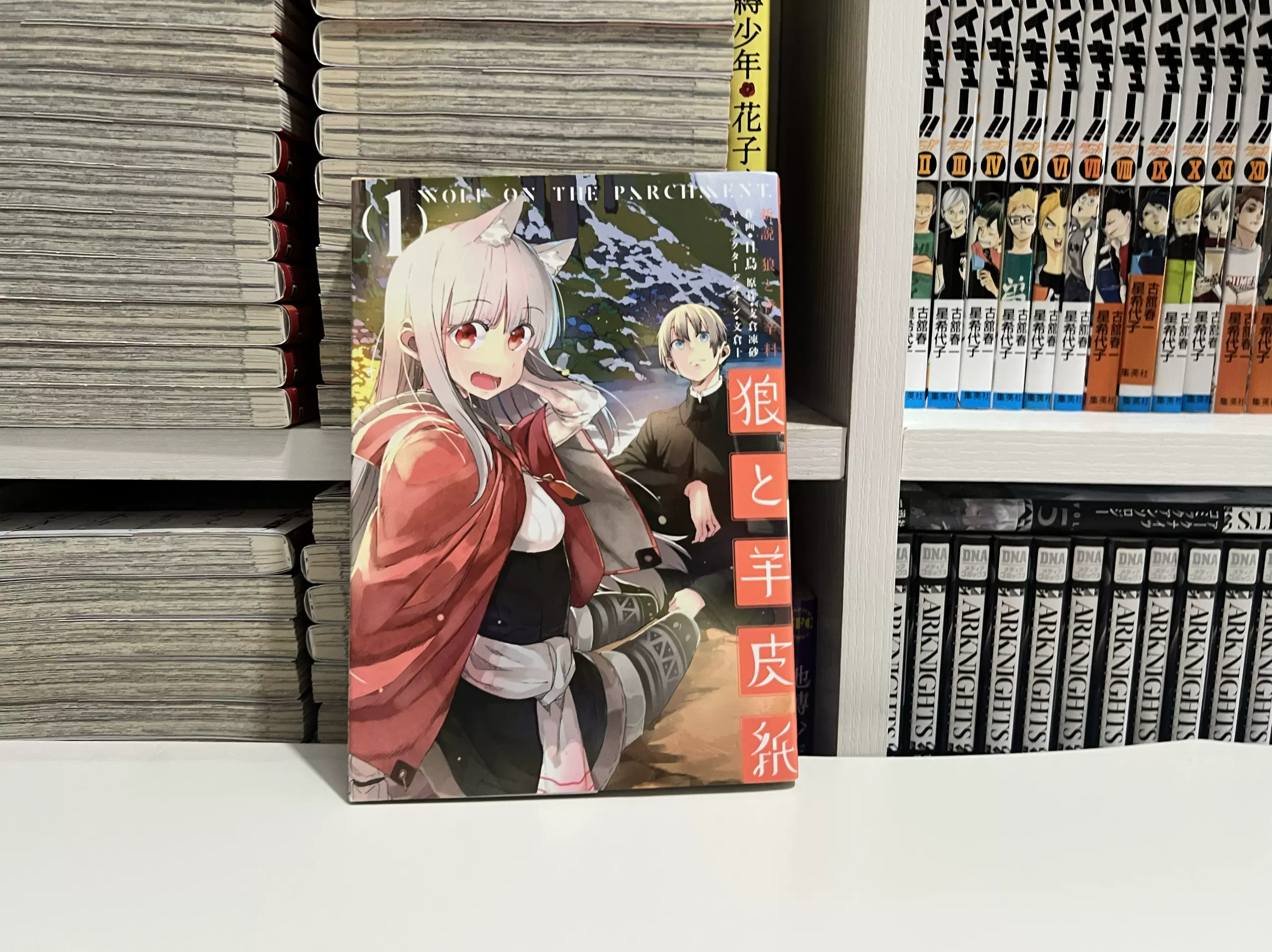 日版现货◇全新◇狼与羊皮纸1漫画新説狼と香辛料狼と羊皮紙