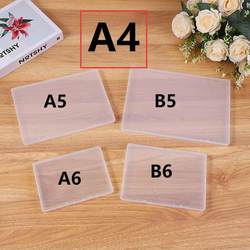 A4 File Storage Box, Property Certificate Paper Packaging Box, Receipt A5 Birth Certificate B5 Plastic Box A6 Transparent Storage B6