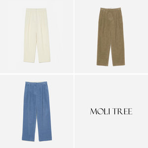 
WKZ07037 Jasmine Collection R*L Retro Old Money Style Delicate Japanese Cotton Corduroy Straight Pants for Women