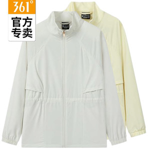 
361 Degree Women's Stand Collar Sports Jacket New Product 2025 Autumn and Spring Windproof Outer Waist Single Windbreaker 56Z534607