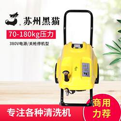 Supplying Suzhou Black Cat Bcc1217C Cleaning Machine, Full High-Pressure Commercial Car Washing Machine with Water Gun Configuration