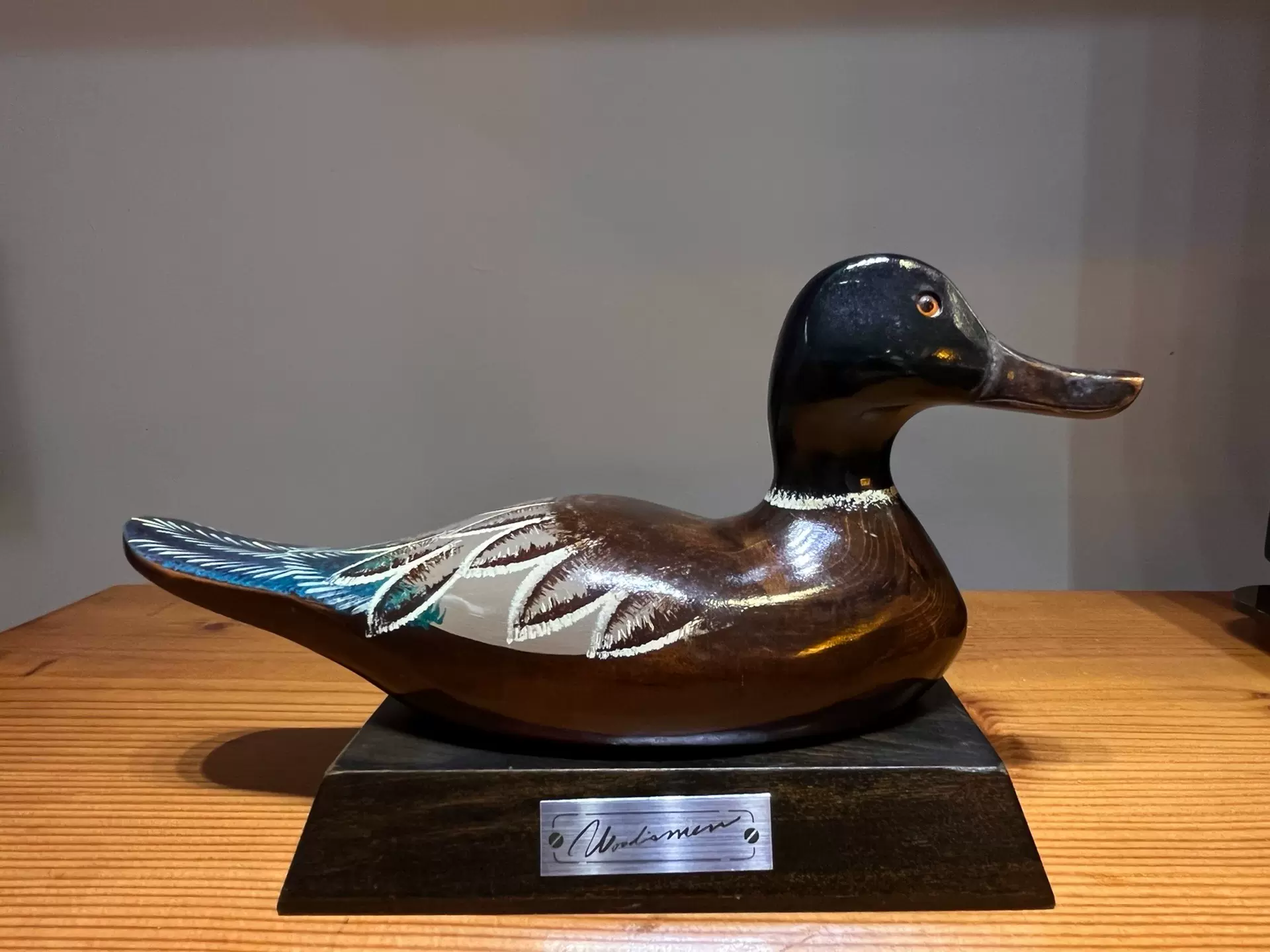 日本坪源木雕鸭TSUBOGEN wood decoy-Taobao