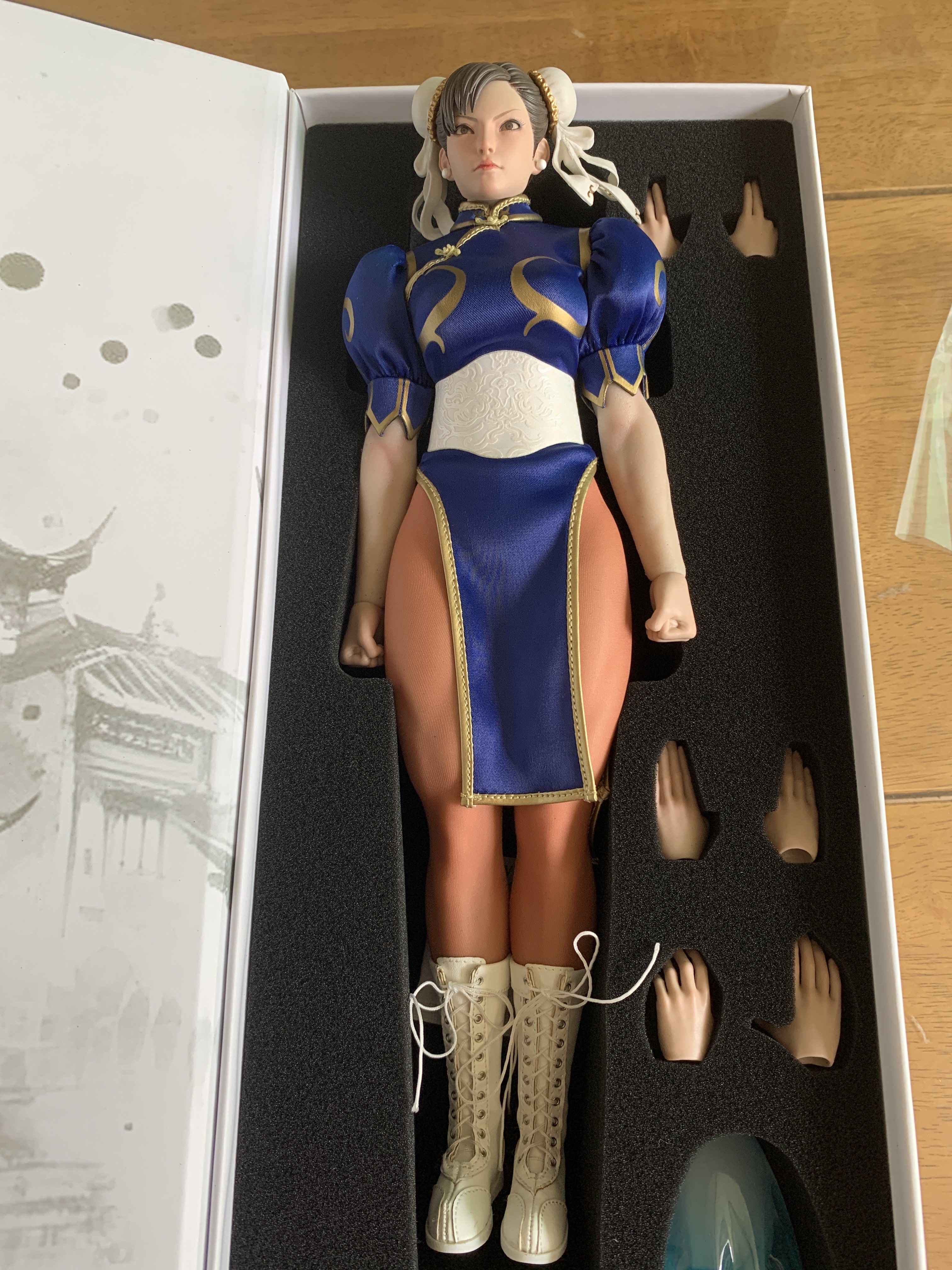 PLAY TOY チュン・リLi Fighter Chunli 1/6 Action Figure Skeleton