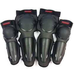 Baishengxin SX030 motorcycle protective gear for riding off-road, anti-fall, cold-proof knee pads and elbow pads, four-piece set, anti-collision and wear-resistant