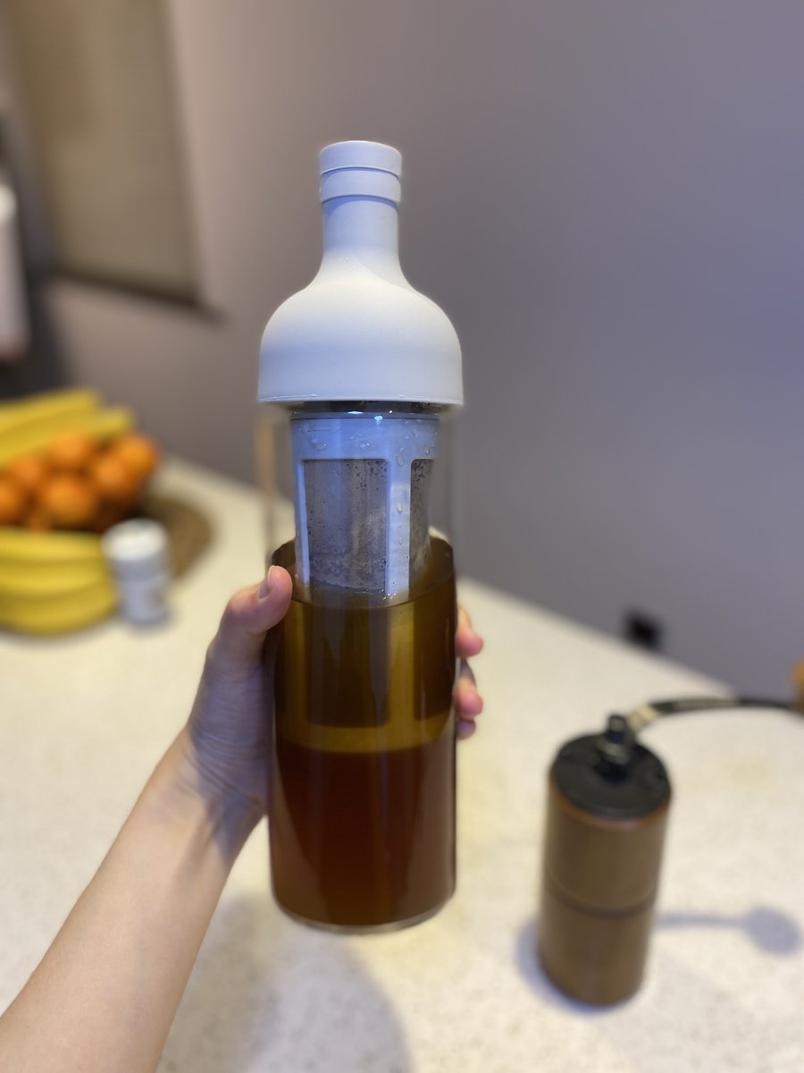 hario冷萃玻璃冷泡瓶杯，夏天来一杯冷泡咖啡
