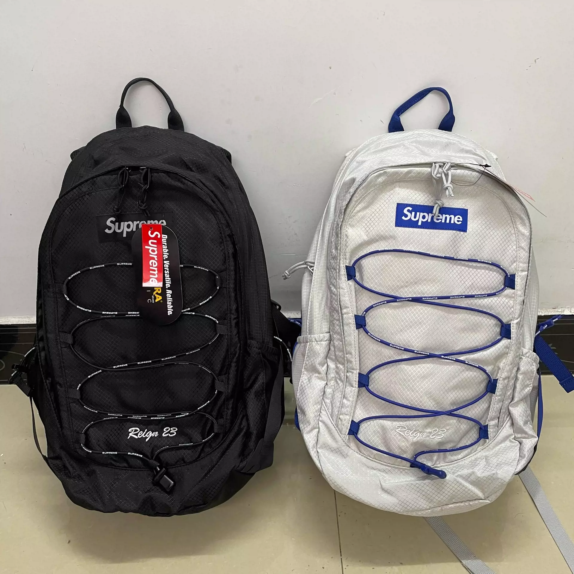 Supreme 22ss backpack双肩包男女休闲背包-Taobao Singapore