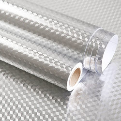 Foam Box Insulation Aluminum Foil Sticker Pearl Cotton Composite Aluminum Film Disposable Material for Takeaway Thickened Refrigerated Seafood Ice