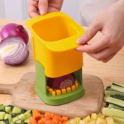 Jingpufei Multifunctional Potato Cutter, Fruit Dicer, French Fry Cutter, Household Kitchen Gadget for Cutting Vegetables