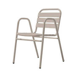 Light luxury outdoor aluminum alloy tables and chairs for cafes, dessert shops, milk tea shops, outdoor tables and chairs, all-aluminum chairs, aluminum