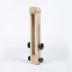Upright leather sewing tool, adjustable suture, wood knot clip, leather seam fixed wooden frame, beech hand wood clip 180