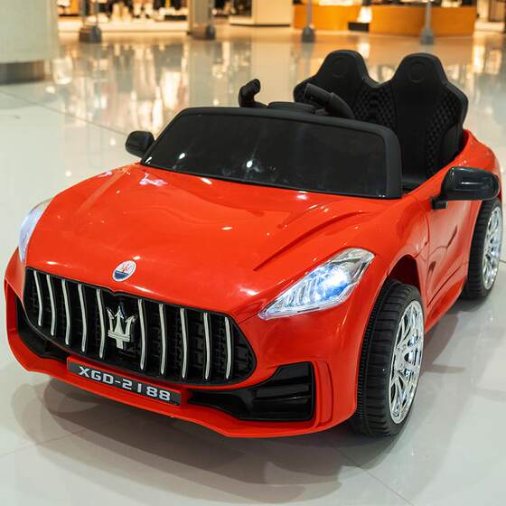 
High-end baby electric car four-wheeled toddler toy car that can seat children and charge men and women small children remote control car battery four