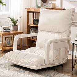 Lazy Sofa Single Bedroom Bed Backrest Chair Tatami Bay Window Small Dormitory Folding Japanese-Style Cushion